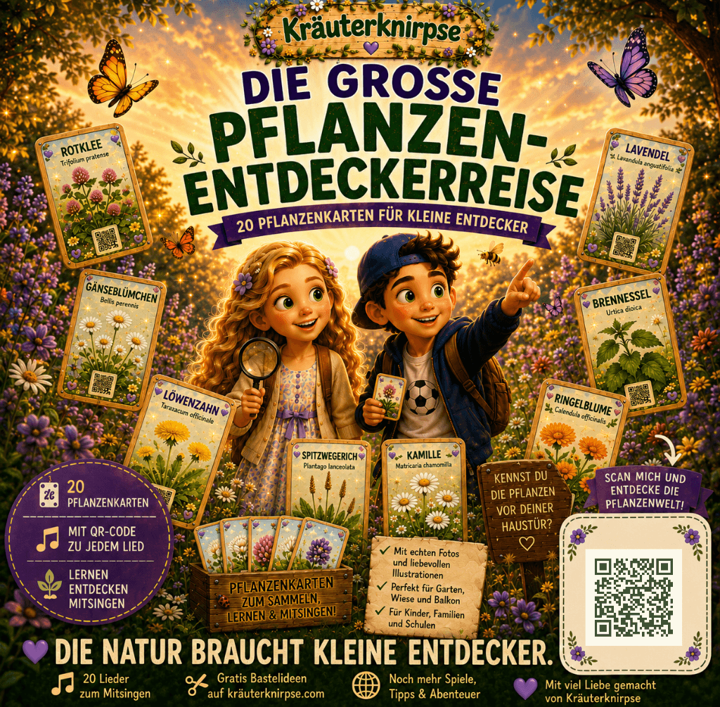 Die grosse Pflanzen-Entdeckerreise — 20 Pflanzen-Karten für kleine Entdecker